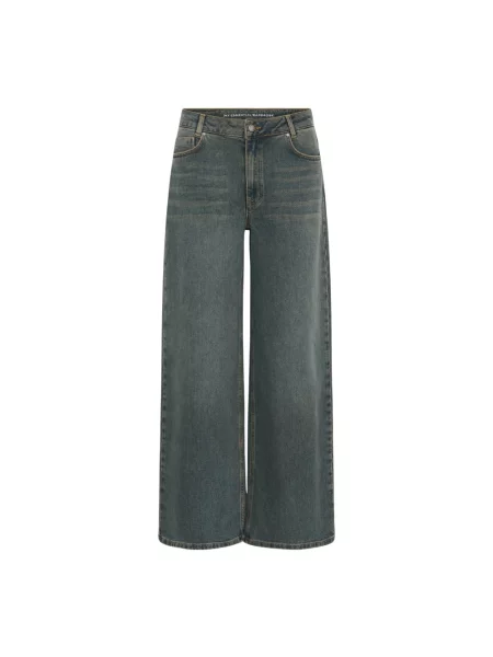 Szerokie jeansy My Essential Wardrobe niebieskie