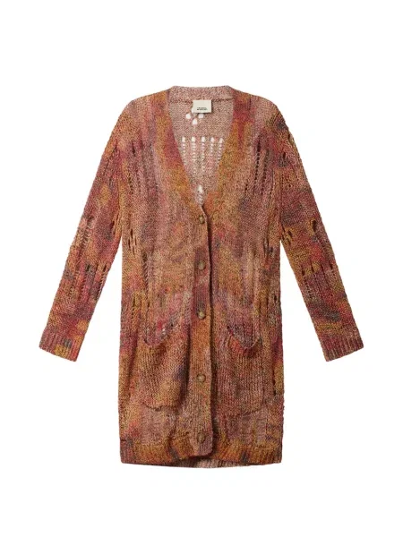 Lung cardigan Isabel Marant portocaliu