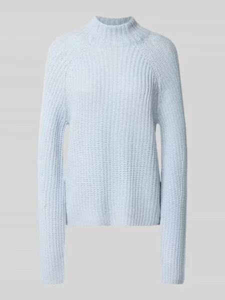 Sweter z dzianiny z mieszanki bawełny i kaszmiru model LONA' 0039 Italy