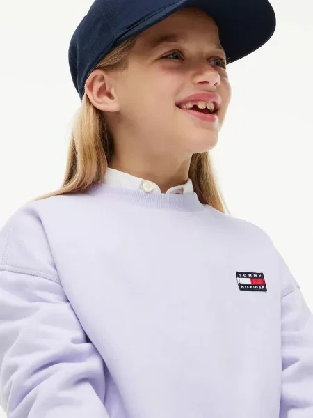 Суитчър Tommy Hilfiger виолетово