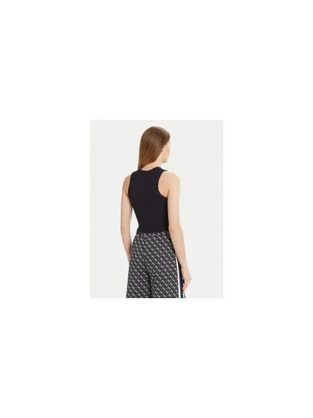 Guess Felső Slim Fit sötétkék