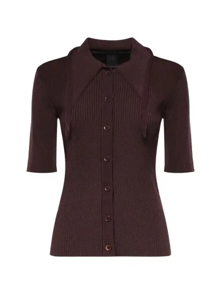 Cămașă Pinko cu nervuri maro