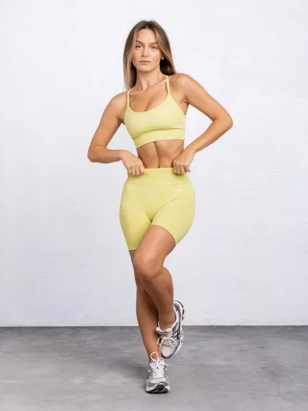 Szorty Sculpt Scrunch żółty