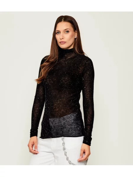 Pulover Pinko de lână negru