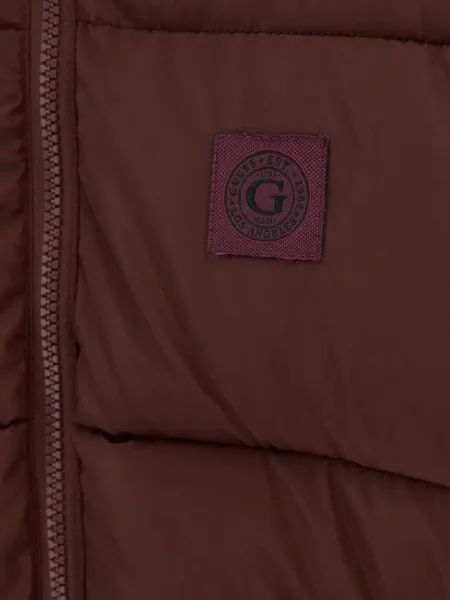 Kurtka dziecięca Guess brązowa