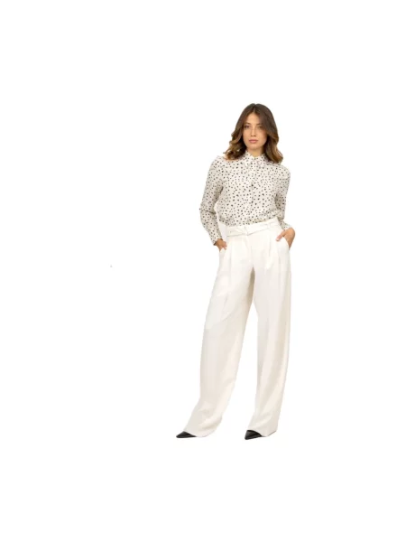 Spodnie Max Mara Studio białe