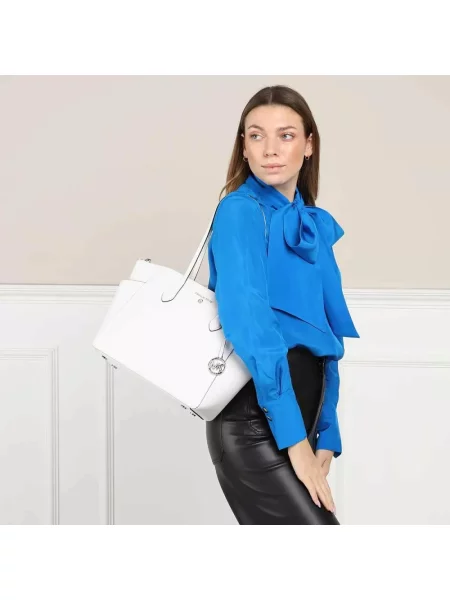 Torebka Michael Kors skórzana biała