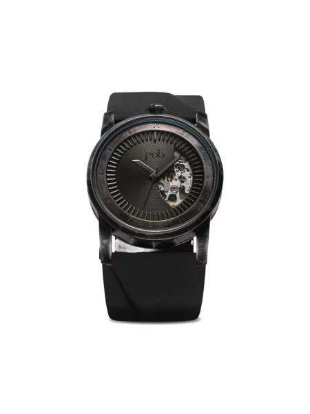 Ceas Fob Paris din piele negru