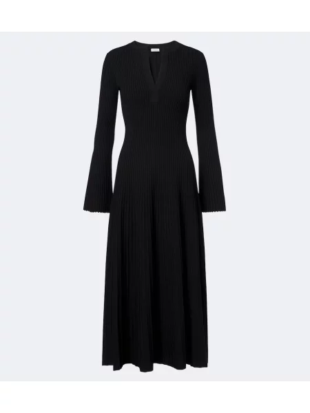 Rochie midi Simkhai tricotate negru
