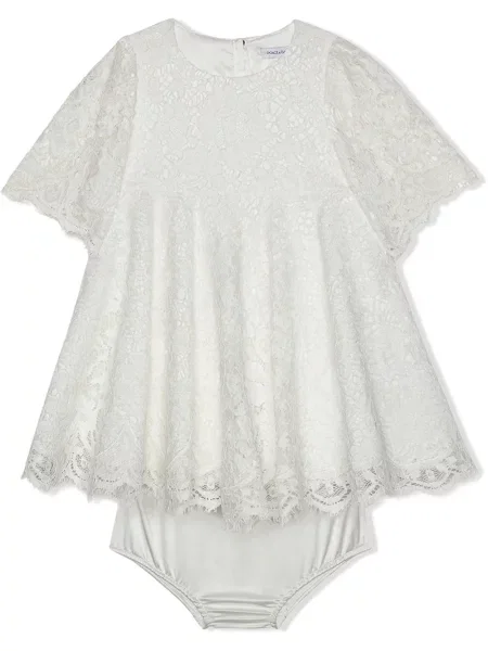 Sukienka dziecięca Dolce And Gabbana biała