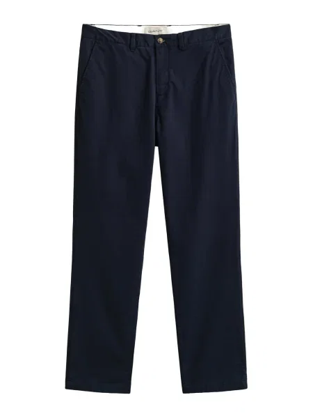 GANT Pantaloni eleganți CLASSIC închis albastru