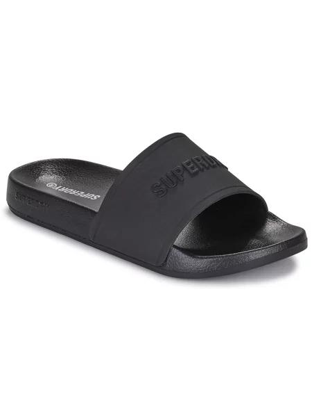 Natikači Superdry z avtogramom črna