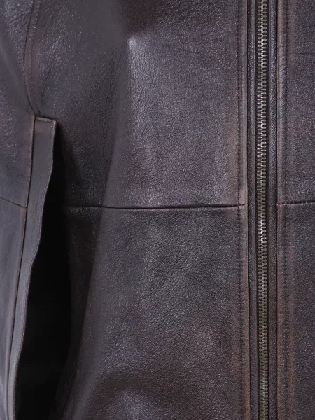 Geanta de piele 7 For All Mankind maro