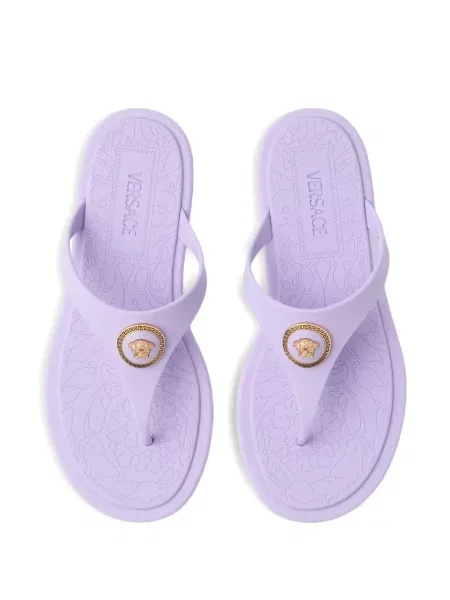 Sandale Versace fără toc violet
