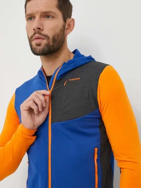 Športni pulover Viking Tacoma s kapuco črna