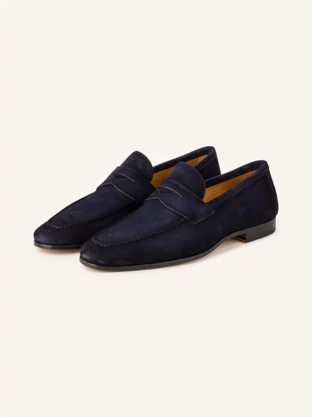 Magnanni Penny Loafers blau granatowe