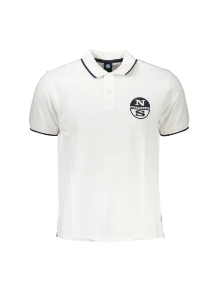 Koszulka polo North Sails z krótkim rękawem biała
