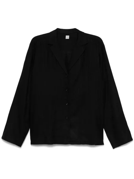 Cămașă Toteme de flanelă negru
