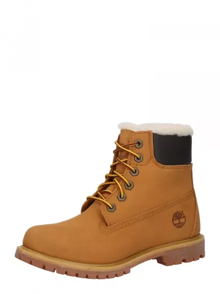 TIMBERLAND Ghete cu șireturi maro caramel negru