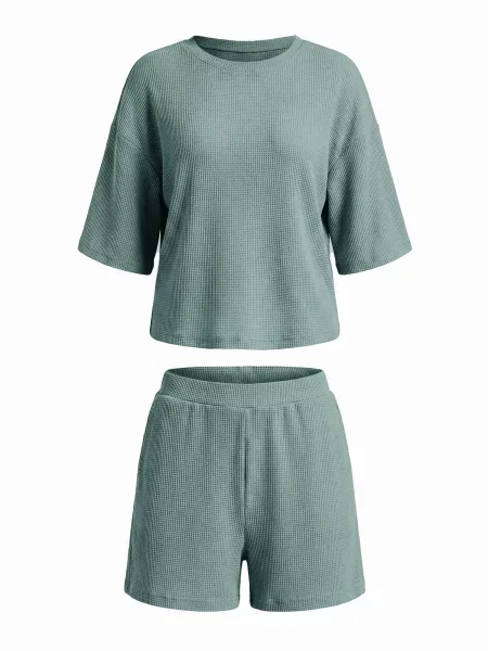 Imily Bela Costum cu pantaloni porumbel albastru