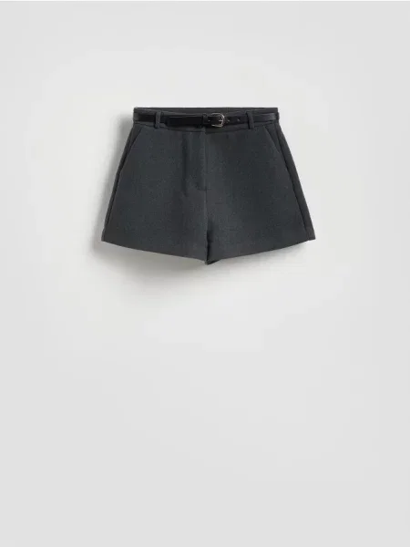 Reserved Szorty z ciemnoszary