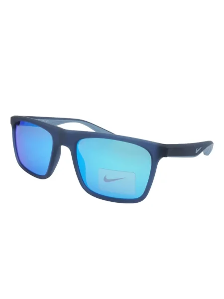 Ochelari de soare Nike cu cordon din jerseu cu imprimeu abstract gri
