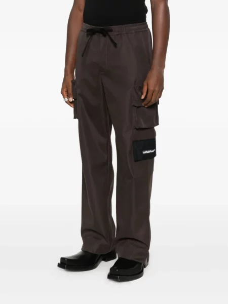 Pantaloni cargo Notrainproof cu aplicații maro
