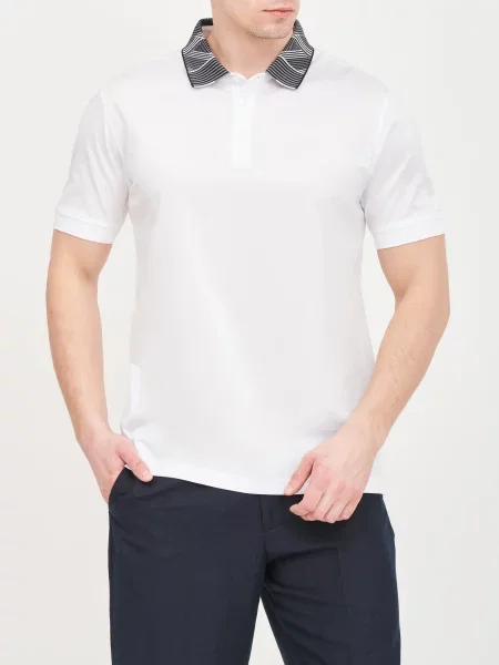 Поло Karl Lagerfeld белое