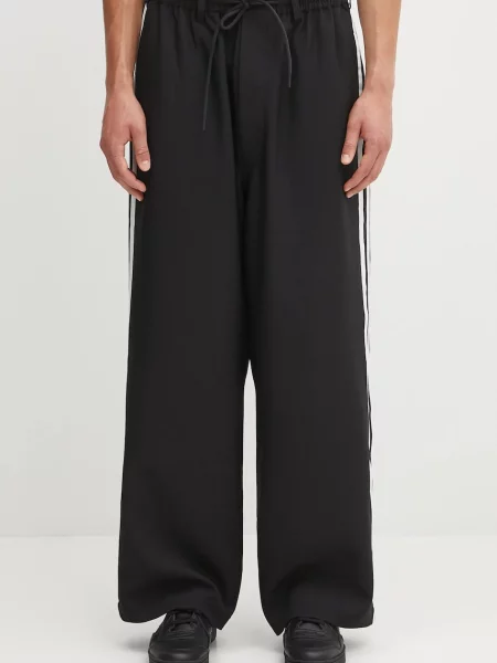 Spodnie dresowe Y-3 w paski czarne