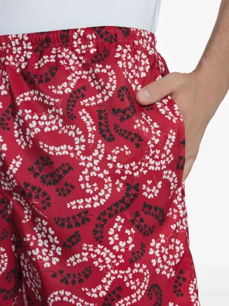 Fürdőruha Lanvin nyomtatás piros