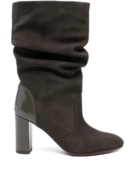 Botine Chie Mihara din piele gri