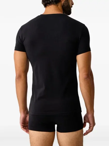 Tricou Emporio Armani cu imagine negru