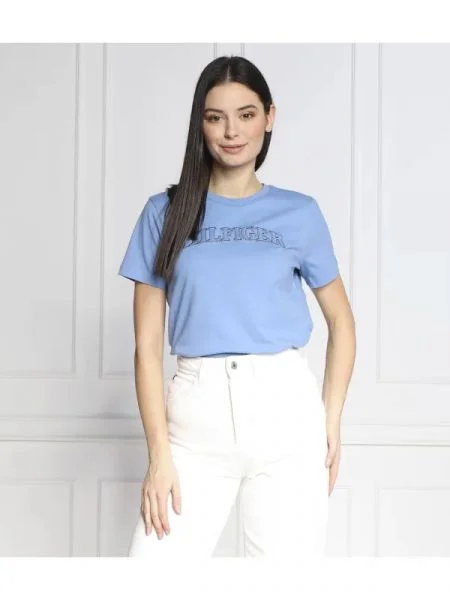 Tommy Hilfiger Tricou TONAL albastru