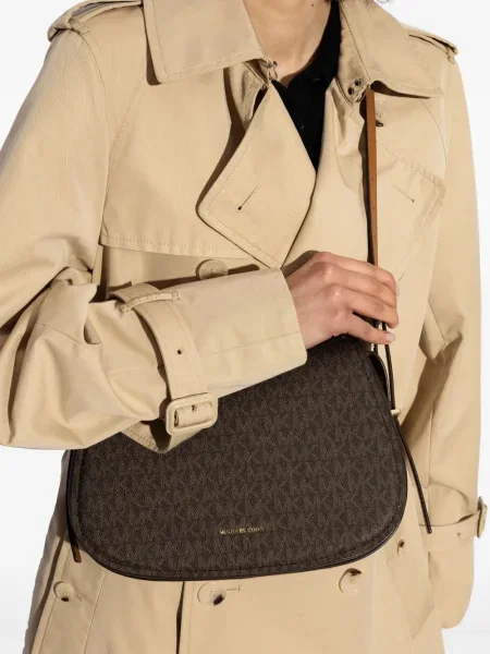 Кожени маратонки Michael Michael Kors бродирани черно