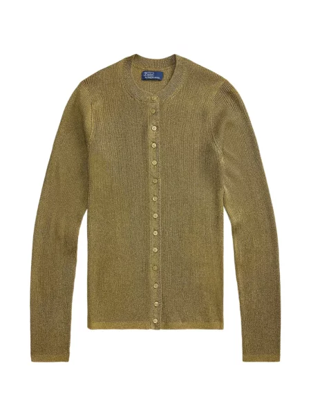 Gulerat cămașă Polo Ralph Lauren cu broderie din poplin gri