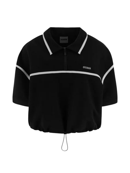 Top Guess cu broderie negru