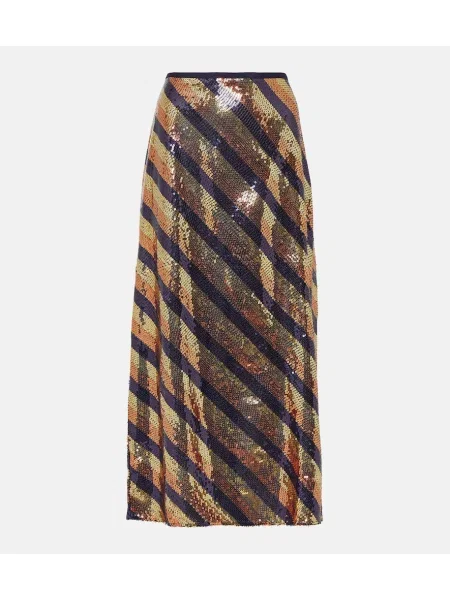 Fustă midi Rixo până la genunchi