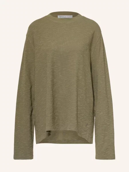 Allsaints Tričko S Dlouhým Rukávem Abel khaki