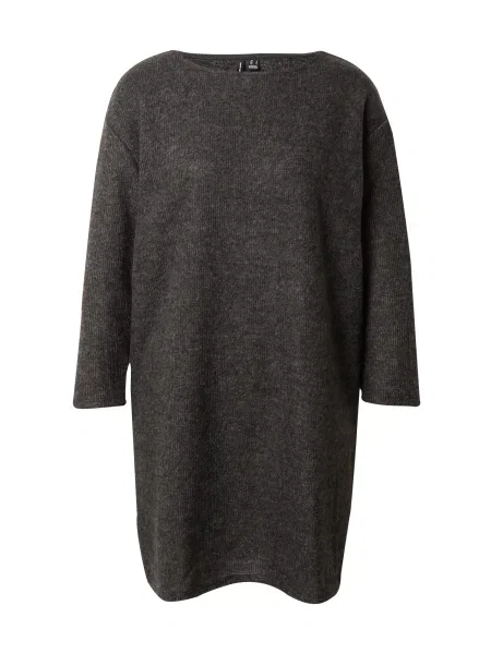 VERO MODA Úpletové šaty Blis melír černý