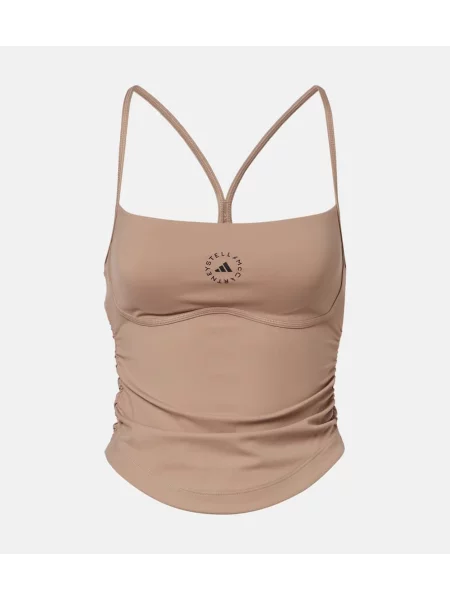 Cropp top Adidas By Stella Mccartney bej
