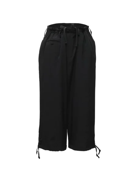 Decupat pantaloni Yohji Yamamoto cu cordon negru
