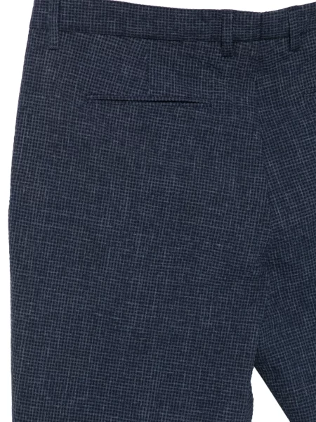 Hlače John Varvatos karirane plava