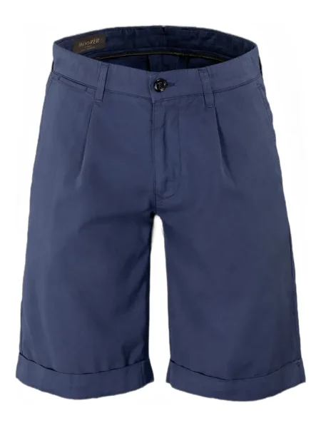 Pantaloni scurți Moorer plisate albastru