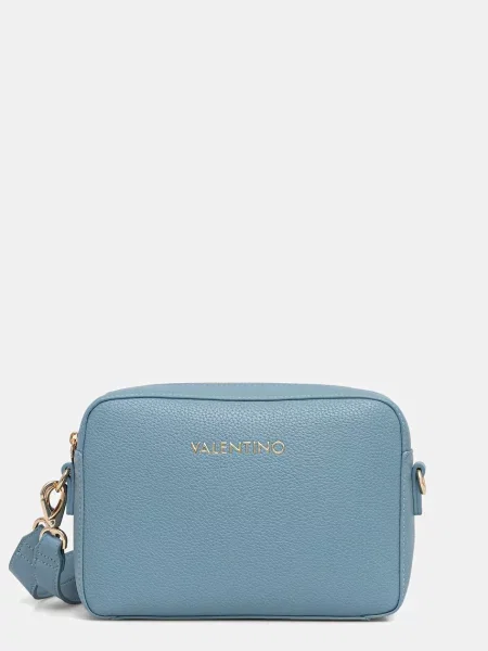 Valentino Bags crossbody kabelka dámska z imitácie kože modrá