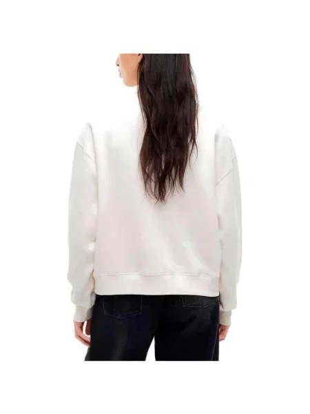Tommy Jeans Mikina koňaková biela