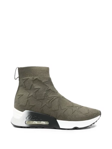 Sneakerși Ash tricotate verde