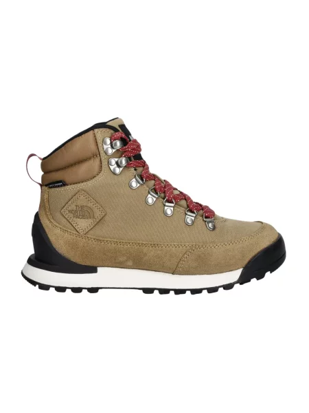 Botki The North Face skórzane zielone