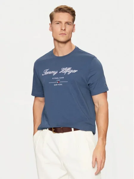 T-Shirt Tommy Hilfiger μπλε