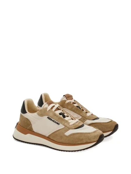 Sneakerși Ferragamo din piele de căprioară