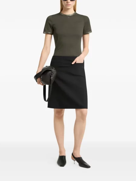 Tricou Courreges cu autograf verde